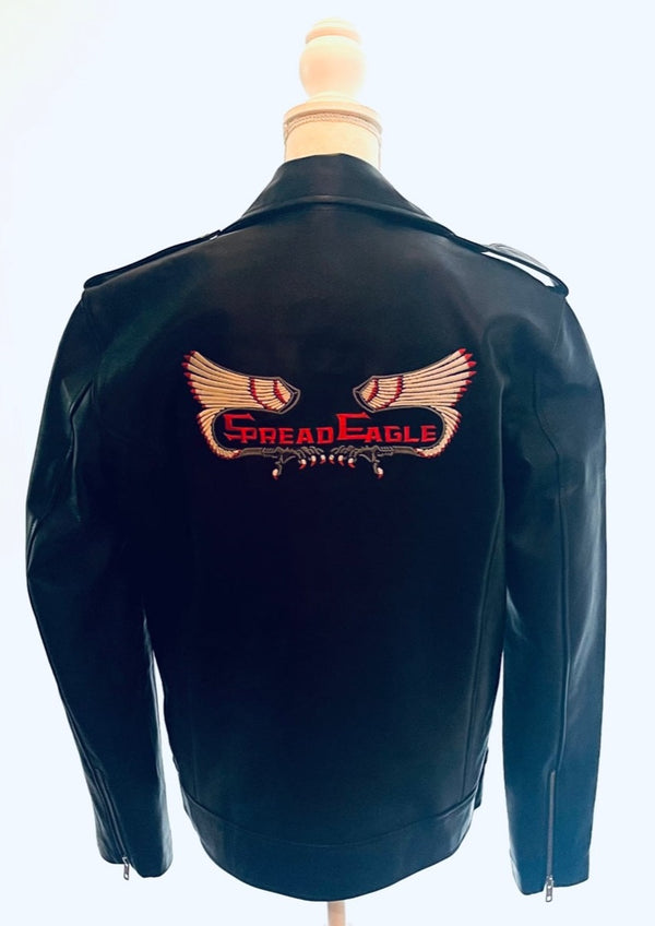 Spread Eagle Male Leather Jacket