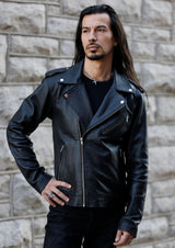 Marco Leather Moto Biker Jacket