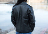 Marco Leather Moto Biker Jacket