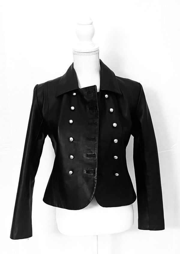 Marla Button Cropped Jacket