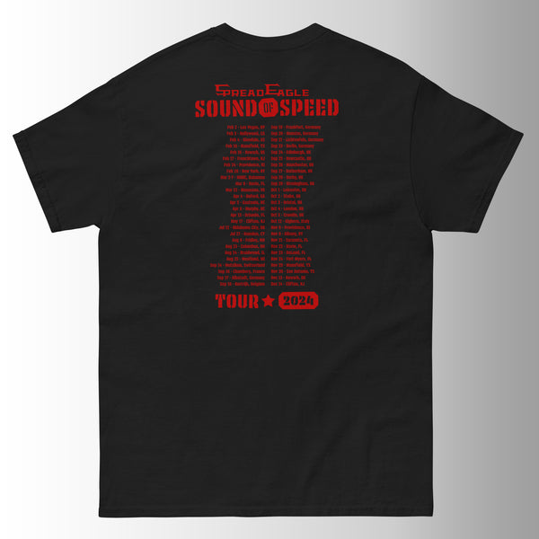 Spread Eagle Sound Of Speed Tour 2024 t-shirt