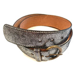 Angelina Silver Sparkle Buckle Belt