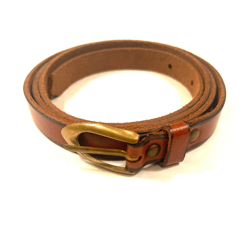 Charlotte Cognac Vintage Buckle Belt