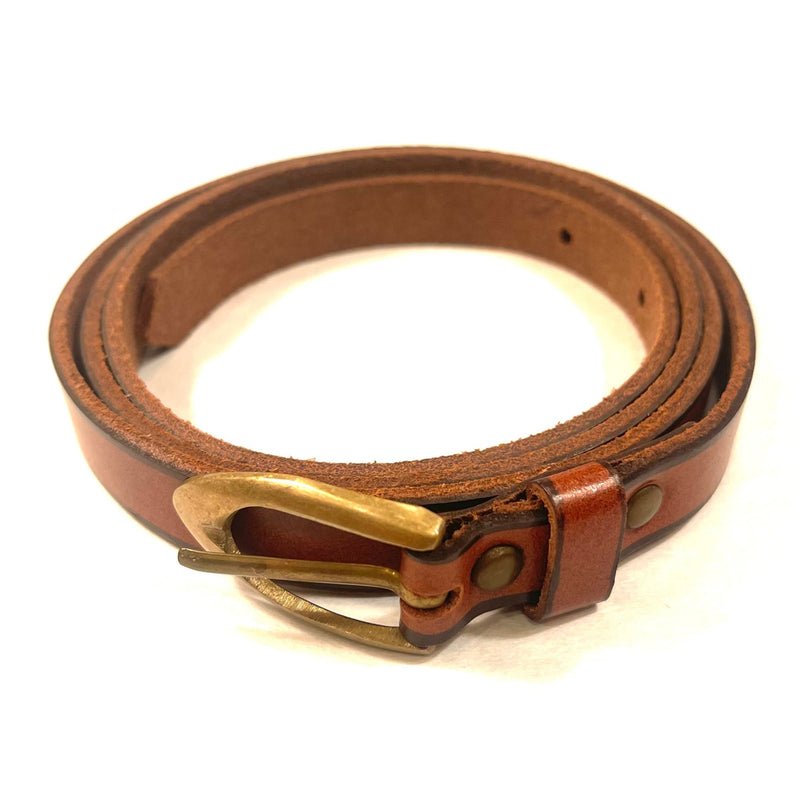 Charlotte Cognac Vintage Buckle Belt