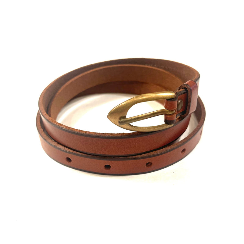 Charlotte Cognac Vintage Buckle Belt